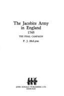 Cover of: Jacobite Army in England, 1745-46