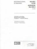 Cover of: Information technology -- microprocessor systems -- Futurebus+TM, Profile M (Military)