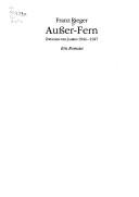 Cover of: Ausser-Fern by Franz Rieger