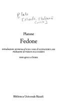 Cover of: Fedone by Πλάτων