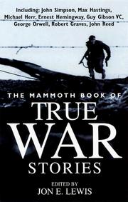 Cover of: The Mammoth book of true war stories