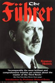 Cover of: The Fuhrer by Konrad Heiden