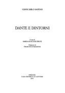 Cover of: Dante e dintorni by Giancarlo Savino