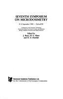 Cover of: Seventh Symposium on Micro-Dosimetry (European Applied Research Reports Special Topics Series)