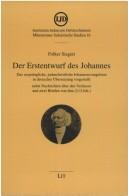 Cover of: M unsteraner Judaistische Studien, Bd. 16: Der Erstentwurf des Johannes
