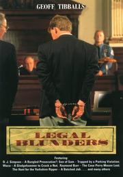 Legal Blunders by Geoff Tibballs