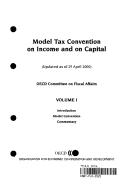 Cover of: Model tax convention on income and on capital