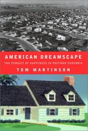 Cover of: American dreamscape by Martinson, Tom