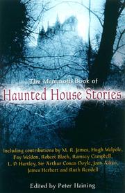 Cover of: The Mammoth Book of Haunted House Stories by Peter Høeg
