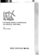Cover of: Las rebeliones campesinas en México, 1819-1906
