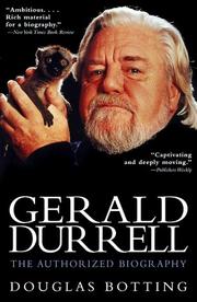 Cover of: Gerald Durrell by Douglas Botting