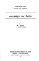 Cover of: Languages and scripts