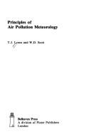 Cover of: Principles of air pollution meteorology