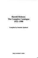 Cover of: Harold Hobson: the complete catalogue, 1922-1988