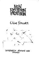 Non hysteron proteron by Clive Fencott