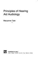 Cover of: Principles of hearing aid audiology