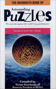 Cover of: The mammoth book of astounding puzzles