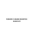 Cover of: Parlons l'arabe dialectal marocain