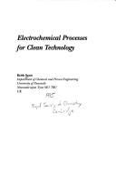 Cover of: Electrochemical processes for clean technology