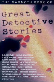 Cover of: The mammoth book of great detective stories