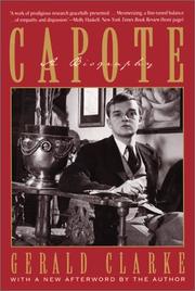 Capote by Gerald Clarke
