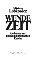 Cover of: Wendezeit by Nikolaus Lobkowicz