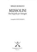 Cover of: Mussolini: una biografia per immagini