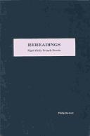 Cover of: Rereadings: eight early French novels