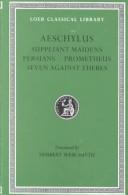 Cover of: Aeschylus by Aeschylus