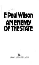 Cover of: Enemy Of The State/an by F. Paul Wilson