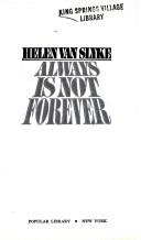 Cover of: Always Is Not Forever by 