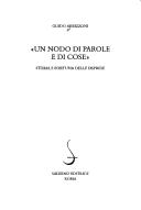 Cover of: "Un  nodo di parole e di cose" by Guido Arbizzoni