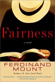 Cover of: Fairness by Ferdinand Mount