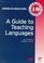 Cover of: A Guide to Teaching Language (Handbooks for Language Teachers)