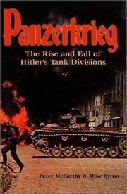 Cover of: Panzerkrieg by Peter McCarthy, Mike Syron