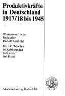Cover of: Geschichte der Produktivkräfte in Deutschland von 1800 bis 1945: in drei Bänden