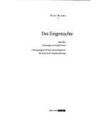 Cover of: Eingemachte: Novelle