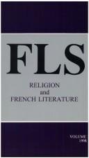 Cover of: Religion and French literature