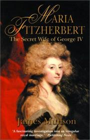 Cover of: Maria Fitzherbert by James Munson