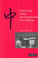 Front cover of China's legal system by Unknown