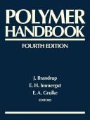 Polymer handbook by J. Brandrup