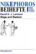 Cover of: Stage and stadium: drama and athletics in ancient Greece