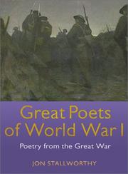 Cover of: Great Poets of World War I by Jon Stallworthy