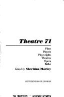 Cover of: Theatre... .