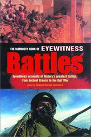 Cover of: The mammoth book of eyewitness battles