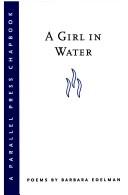 Cover of: A girl in water: poems