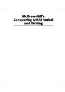 Cover of: McGraw-Hill's Conquering the GMAT Verbal and Writing by Doug Pierce