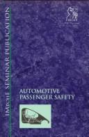 Cover of: Automotive Passenger Safety (Autotech 