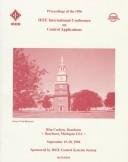 Cover of: Proceedings of the 1996 IEEE International Conference on Control Applications: September 15-18, 1996, Ritz-Carlton, Dearborn, Michigan USA