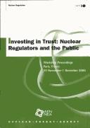 Cover of: Investing in trust by OECD Nuclear Energy Agency.